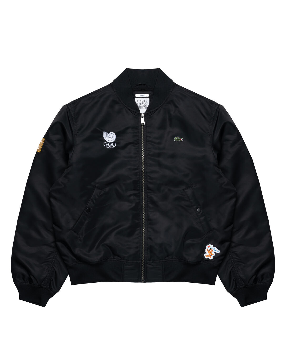 LACOSTE スカジャンブルゾン　50 lacoste-jacken-blouson-black-